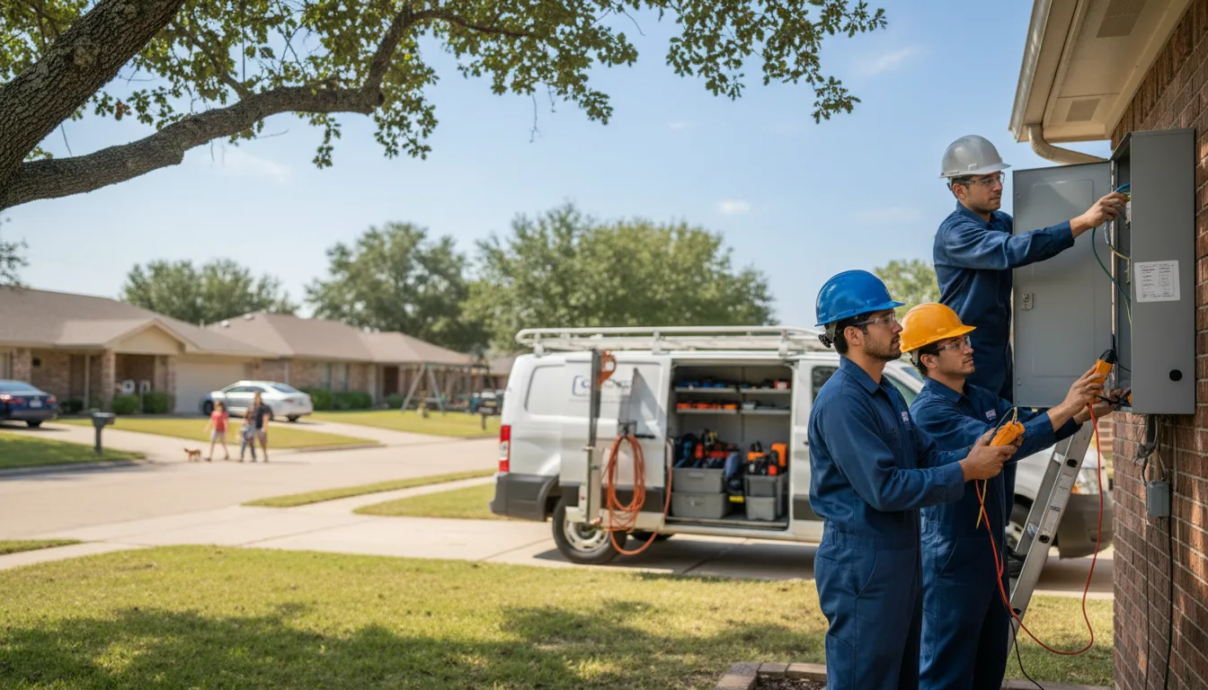 Certified electrician providing emergency electrical services in Adams, NE
